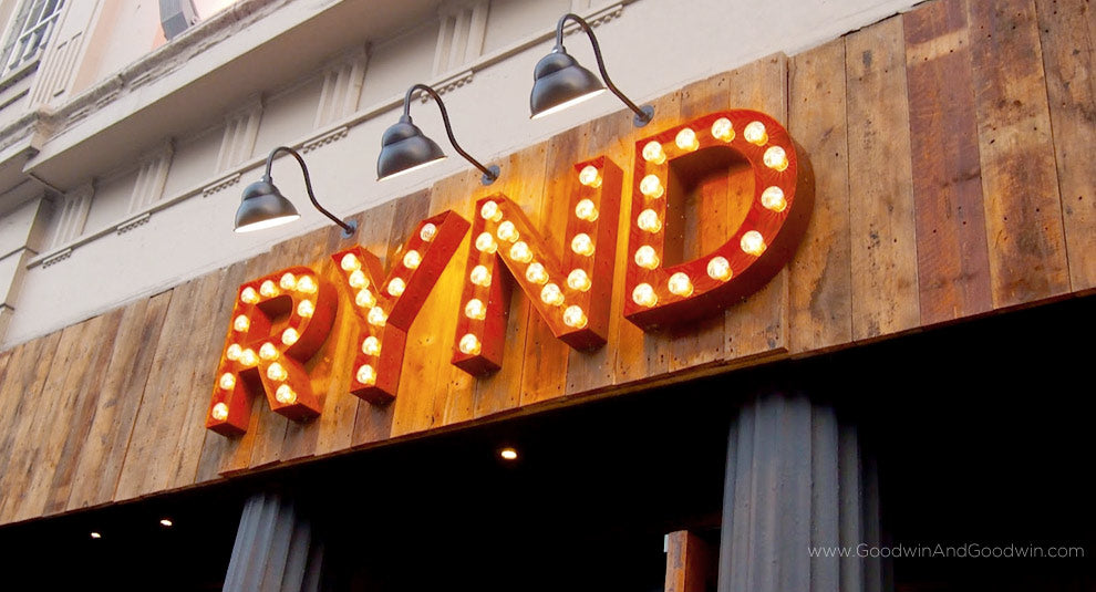 Rust Light Up letters