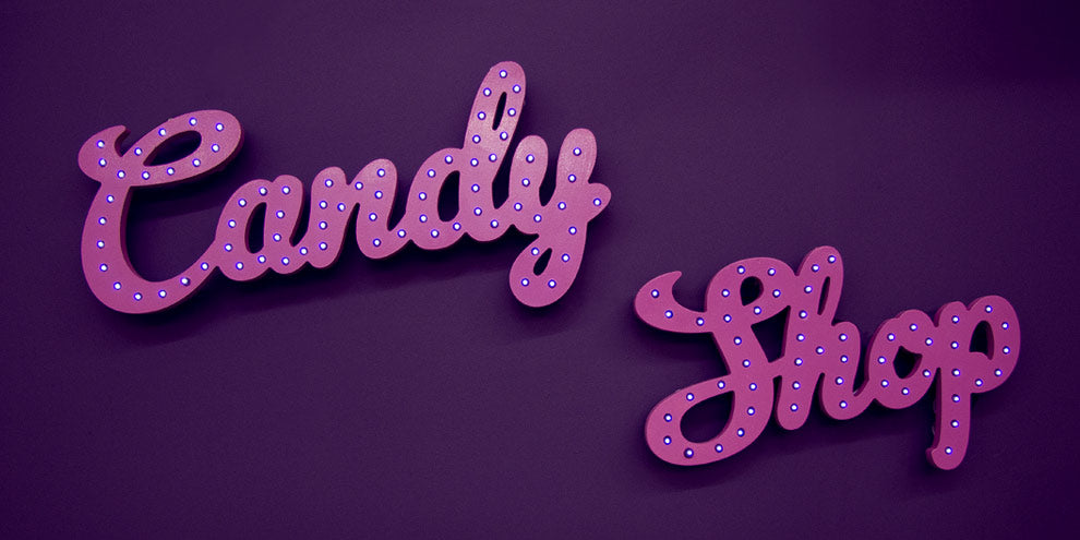 Script font light