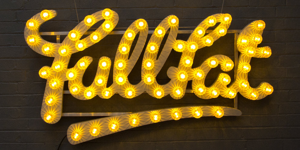 Script Font Lights