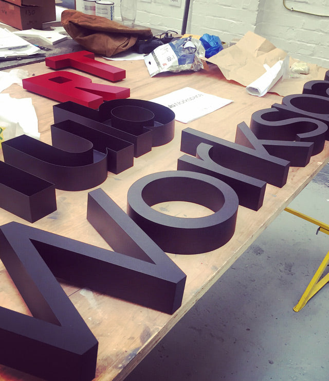3D Metal Letters