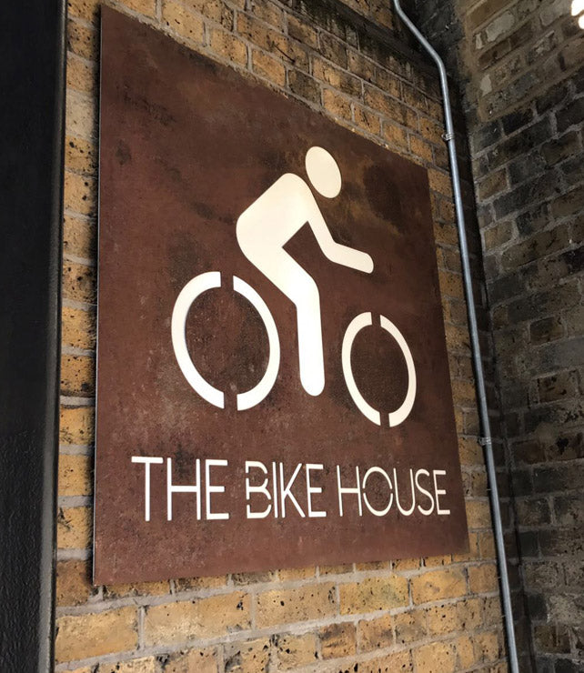 Bike shed sign