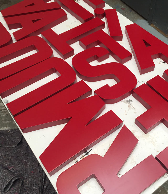 Built Up Letters