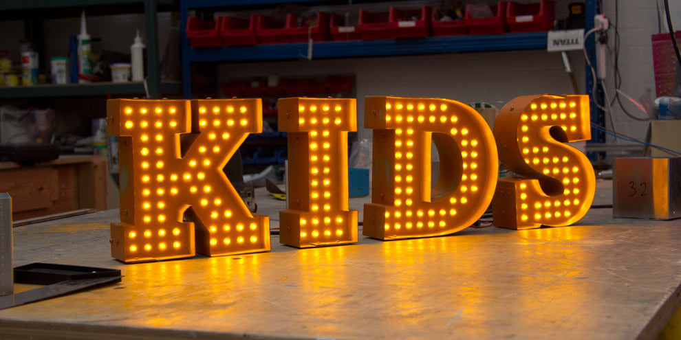 Pixel LED Letters