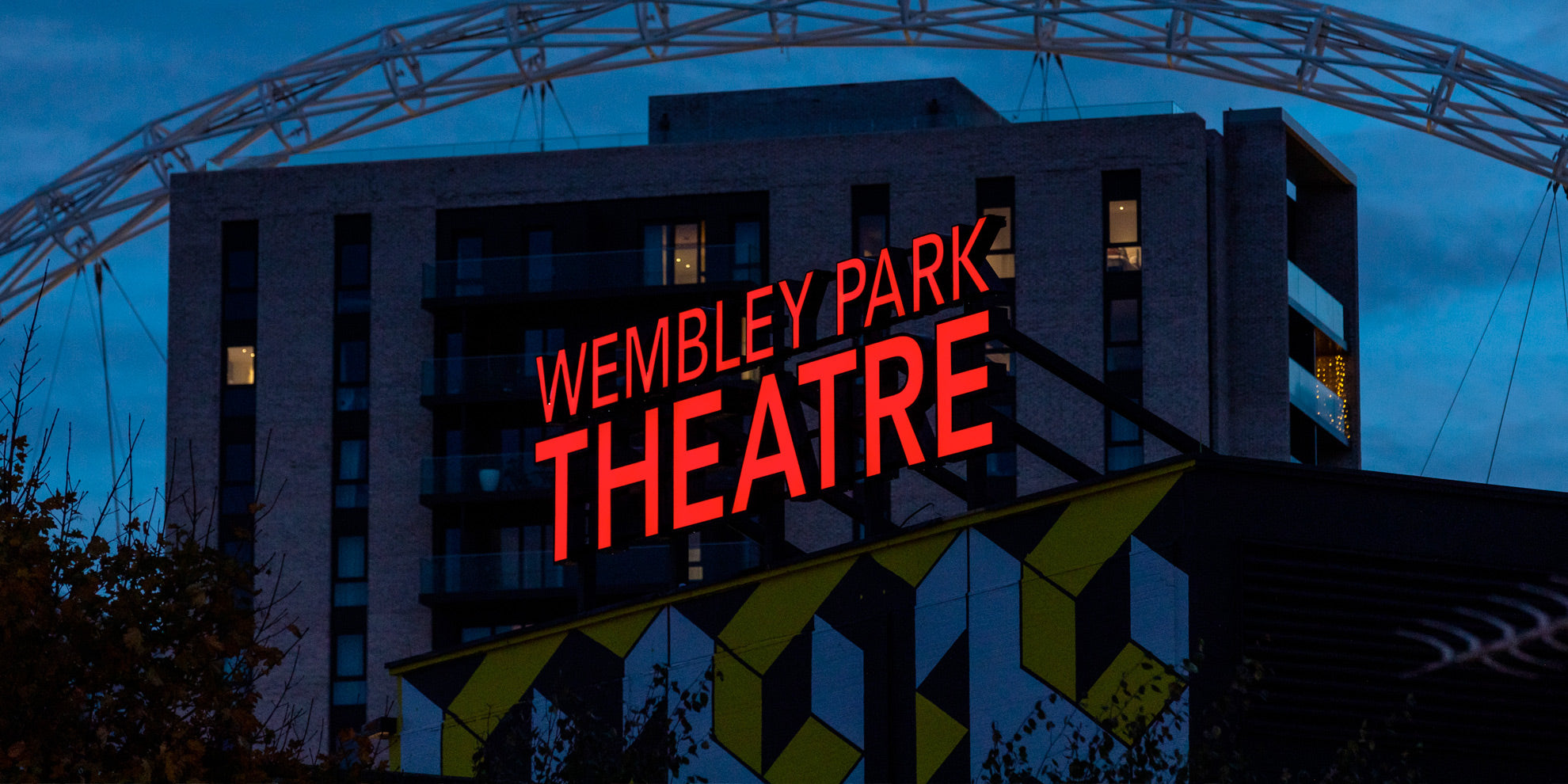 Illuminated signage for Troubadour Theatre Wembley