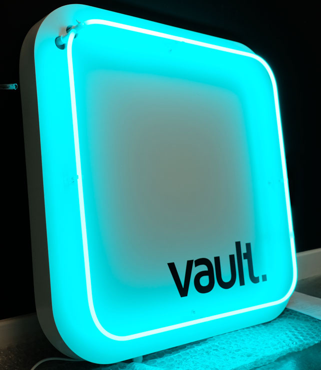 Cube Shape Neon Sign