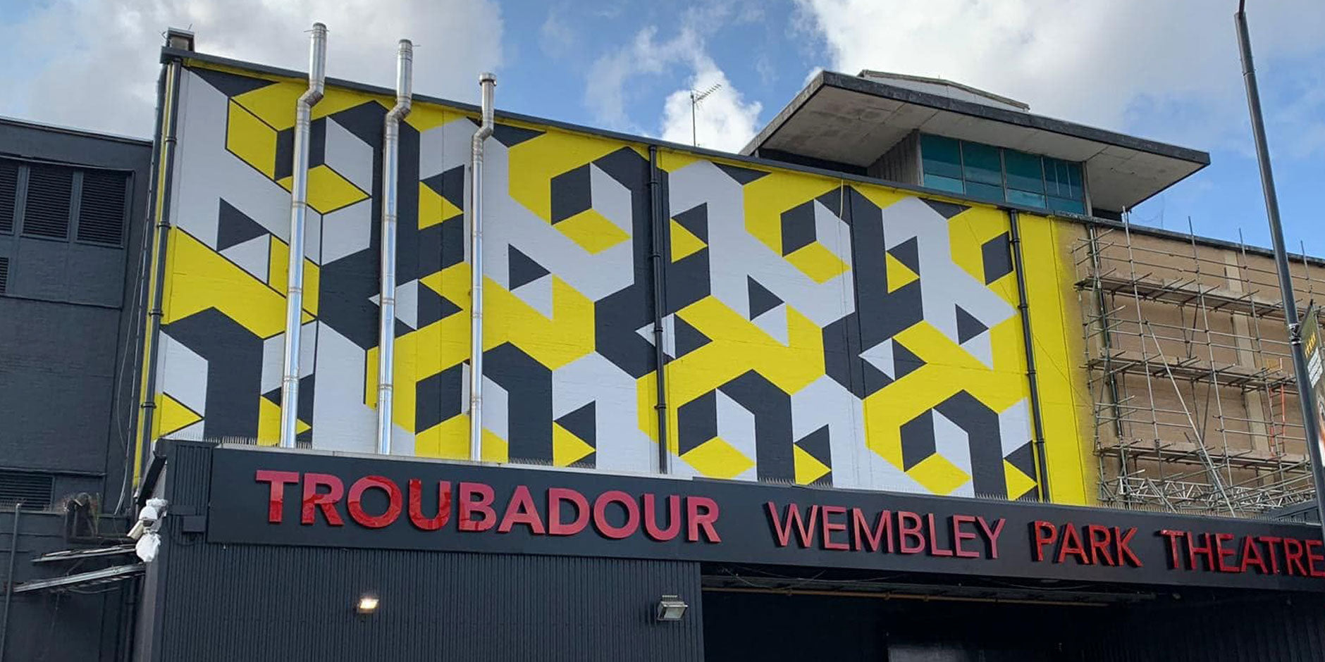 Geometric Wall Mural, london