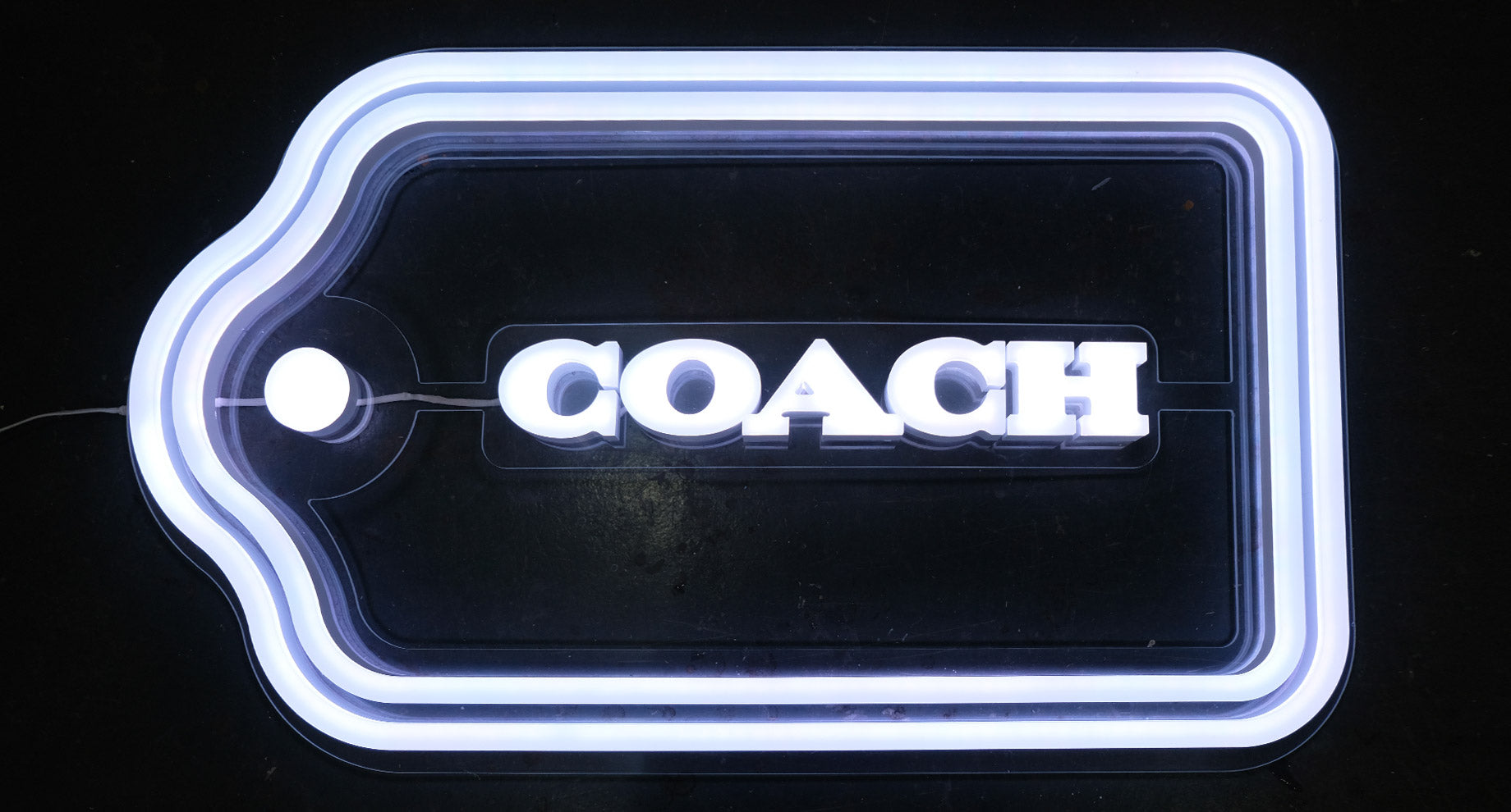 White LED Neon Sign