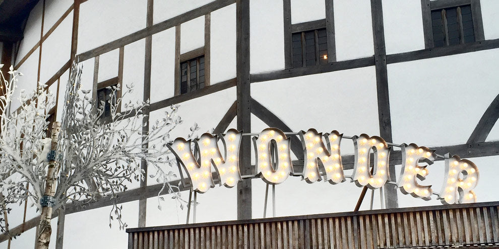 Globe Theatre Sign